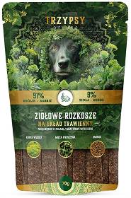 Trzypsy Deluxe Ziołowe Rozkosze Na Układ Trawienny Przysmaki dla psa op. 70g