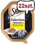 Sheba Selection in Sauce Adult Kurczak Mokra Karma dla kota op. 85g Pakiet 22szt.