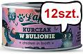 Łapsie for Cat Adult Kurczak Mokra karma dla kota. op. 80g Pakiet 12szt.