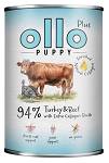 Ollo Puppy Plus Kolagen Indyk i wołowina Mokra Karma dla szczeniąt op. 400g PUSZKA