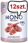 Baltica Monoprotein Adult Jagnięcina z prebiotykami Mokra Karma dla psa op. 400g Pakiet 12szt.