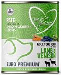 Euro Premium Pate Adult Lamb&Venison Mokra Karma dla psa op. 400g