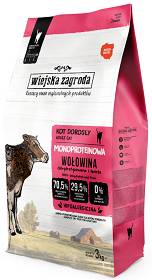 Wiejska Zagroda Adult Monoprotein Wołowina Sucha Karma dla kota op. 3kg
