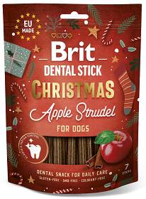 Brit Przysmak Dental Stick Christmas Apple Strudel dla psa op. 250g