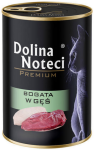 Dolina Noteci Premium Bogata w Gęsinę Mokra Karma dla kota op. 400g