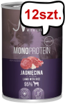 Nekko Monoprotein Adult Jagnięcina Mokra Karma dla psa op. 400g Pakiet 12szt.
