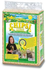 Chipsi Trociny prasowane o zapachu cytrynowym dla zwierząt op. 3.2kg (60l)