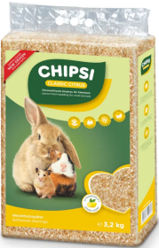 Chipsi Trociny prasowane o zapachu cytrynowym dla zwierząt op. 3.2kg (60l)