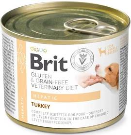 Brit Veterinary Diet Hepatic Turkey&Pea Mokra Karma dla psa op. 200g