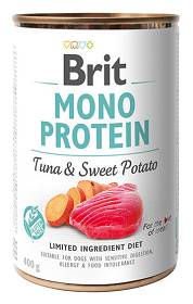 Brit Mono Protein Adult Tuna&Sweet Potato Mokra Karma dla psa op. 400g