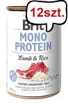 Brit Mono Protein Adult Lamb&Rice Mokra Karma dla psa op. 400g Pakiet 12szt.