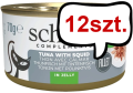 Schesir Adult Tuna&Sqiud in Jelly Mokra Karma dla kota op. 70g Pakiet 12szt.