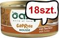 Oasy Caprice Adult Musse with Turkey Mokra Karma dla kota op. 85g Pakiet 18szt.