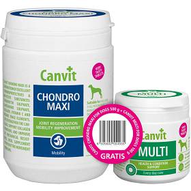 Canvit Preparat na stawy Chondro Maxi w tabletkach dla psa op. 500g + CanVit Multi op. 100g GRATIS