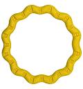 Fiboo Fringoo Ring dla psa kolor żółty śr. 18cm