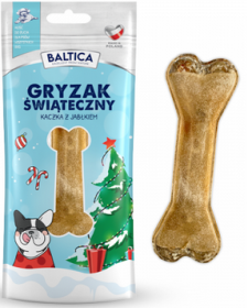 Baltica Świąteczny Gryzak Kaczka z Jabłkiem dla psa op. 1szt. 12cm