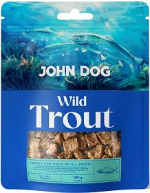 John Dog Wild Fish Trout przysmak z suszonym pstrągiem dla psa 100g