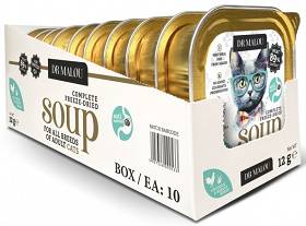 Dr Malou Soup Chicken&Barley Grass Liofilizowana Karma dla kota op. 12g Pakiet 10szt.