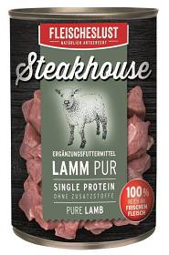 Steakhouse Lamm pur Mokra Karma dla psa i kota op. 400g