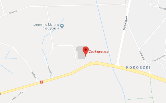 ZooExpress.pl Mapa